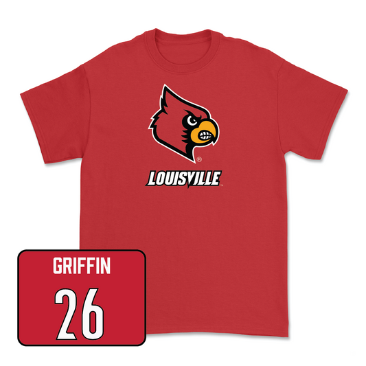 Red Football Louie Tee - M.J. Griffin