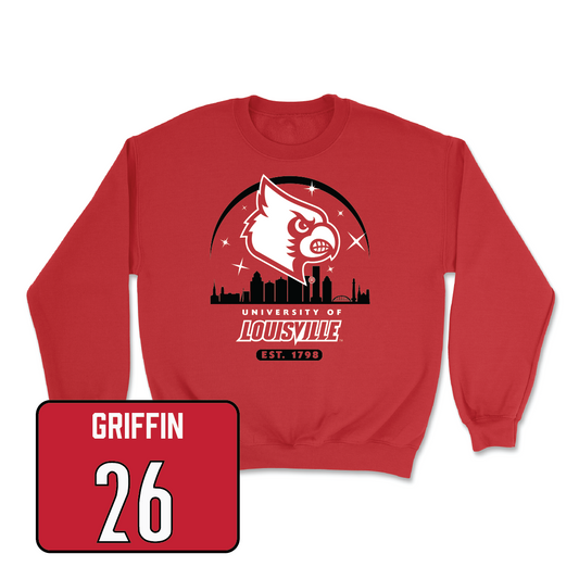 Red Football Skyline Crew - M.J. Griffin