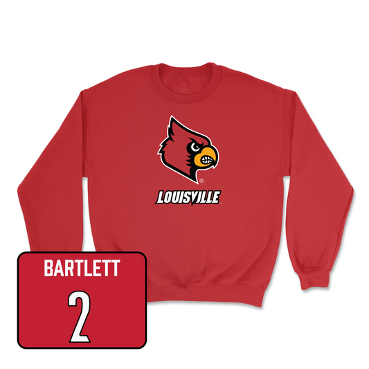 Red Women's Volleyball Louie Crew Youth Small / Ayden Bartlett | #2