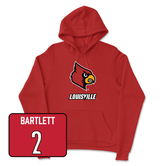 Red Women's Volleyball Louie Hoodie Youth Small / Ayden Bartlett | #2