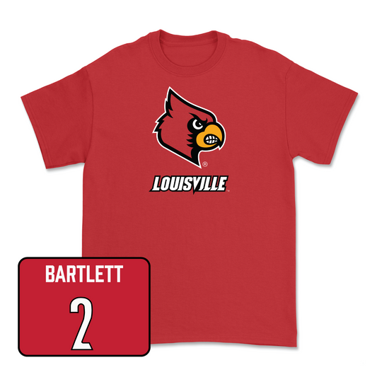 Red Women's Volleyball Louie Tee Youth Small / Ayden Bartlett | #2