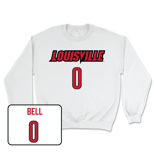 White Football Player Crew Youth Small / Chris Bell | #0