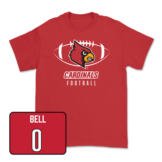 Red Football Gridiron Tee Youth Small / Chris Bell | #0