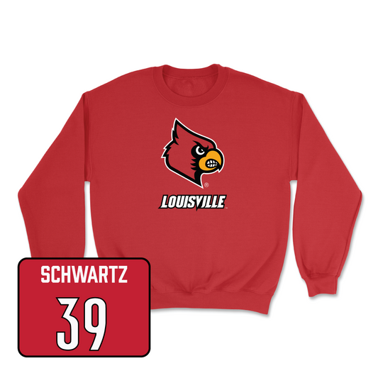 Red Football Louie Crew Youth Small / Carter Schwartz | #39