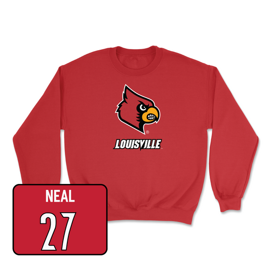 Red Football Louie Crew Youth Small / Devin Neal | #27