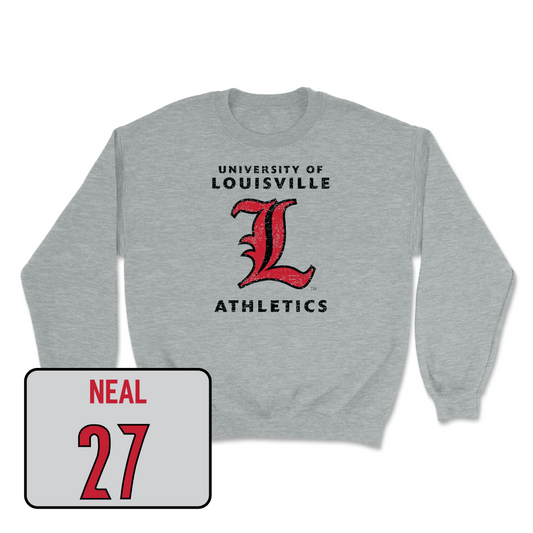 Sport Grey Football Vintage Crew Youth Small / Devin Neal | #27