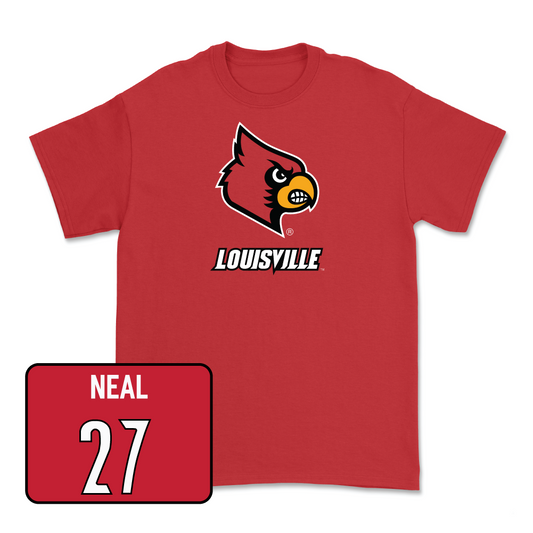 Red Football Louie Tee Youth Small / Devin Neal | #27