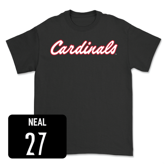 Black Football Script Tee Youth Small / Devin Neal | #27