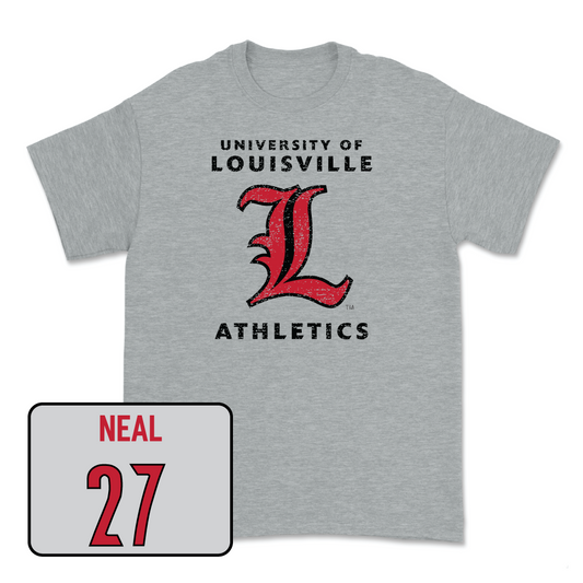 Sport Grey Football Vintage Tee Youth Small / Devin Neal | #27
