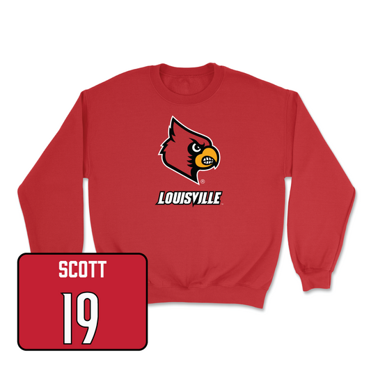 Red Women's Volleyball Louie Crew Youth Small / Elena Scott | #19