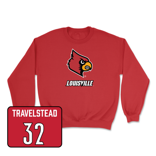 Red Football Louie Crew Youth Small / Hayden Travelstead | #32