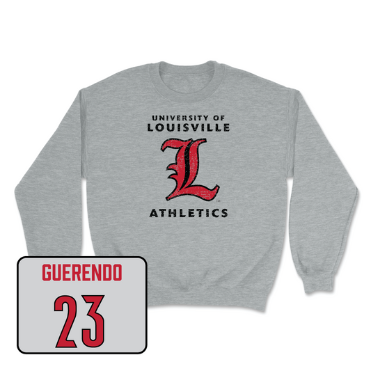 Sport Grey Football Vintage Crew Youth Small / Isaac Guerendo | #23