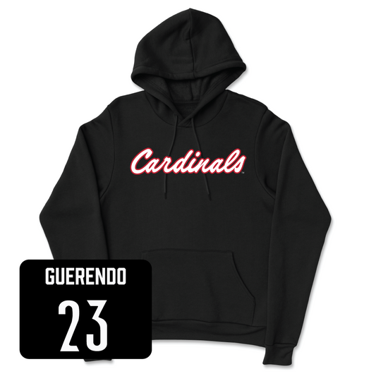 Black Football Script Hoodie Youth Small / Isaac Guerendo | #23