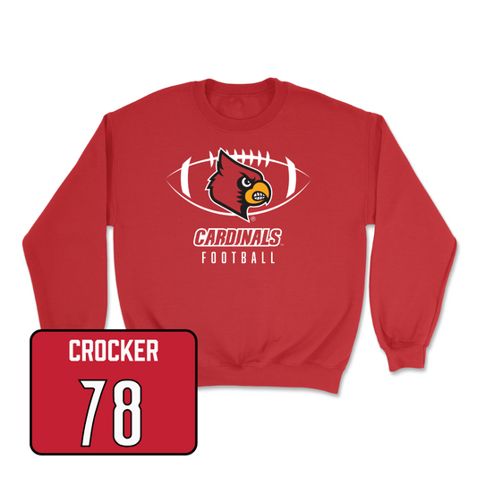 Red Football Gridiron Crew Youth Small / Joe Crocker | #78