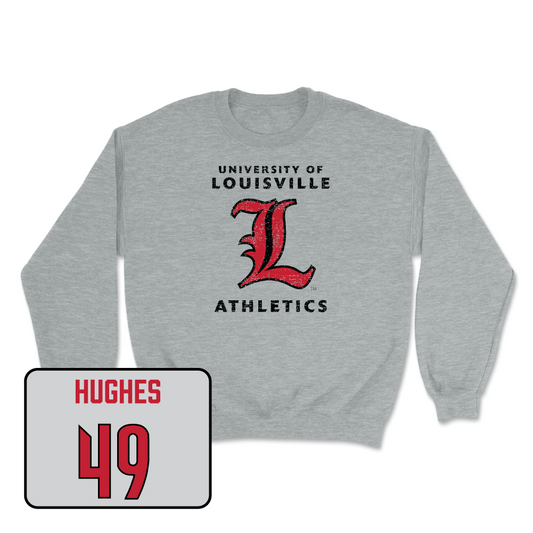 Sport Grey Football Vintage Crew Youth Small / Kristopher Hughes | #49