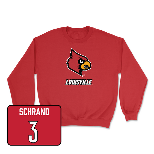 Red Women's Volleyball Louie Crew Youth Small / Kamden Schrand | #3
