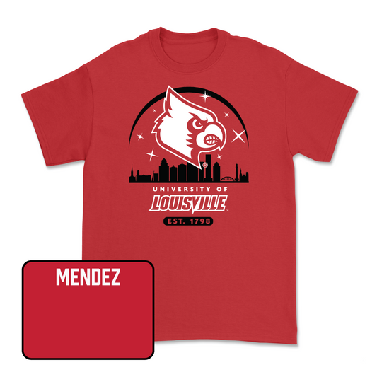 Red Track & Field Skyline Tee Youth Small / Mateo Mendez
