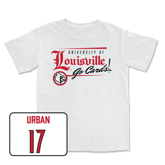 White Women's Volleyball Headline Comfort Colors Tee Youth Small / Molly Urban | #17