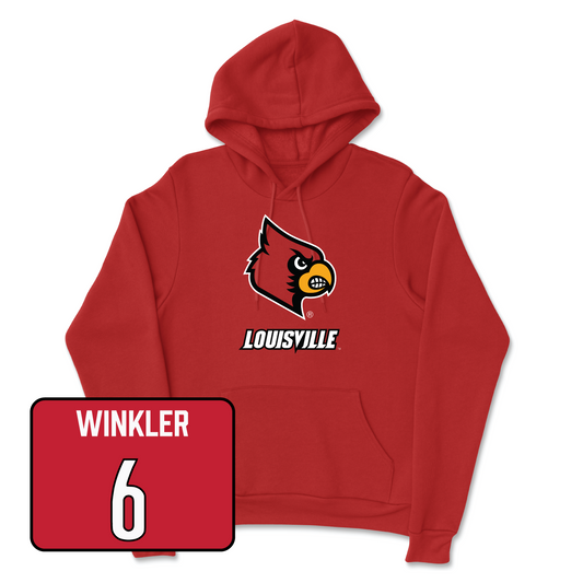 Red Softball Louie Hoodie Youth Small / Madison Winkler | #6