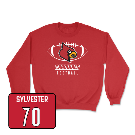 Red Football Gridiron Crew Youth Small / Trevonte Sylvester | #70
