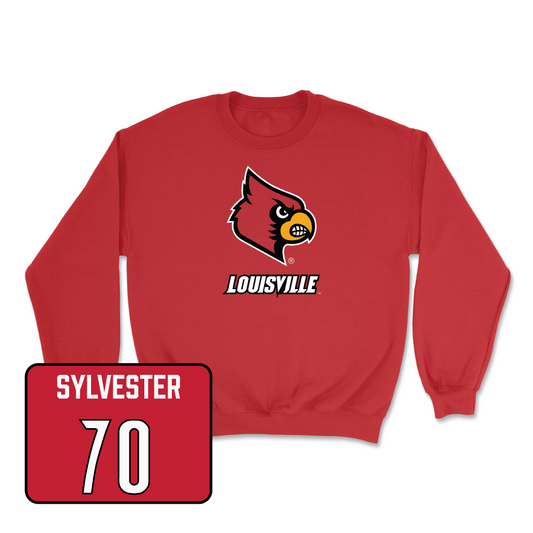 Red Football Louie Crew Youth Small / Trevonte Sylvester | #70
