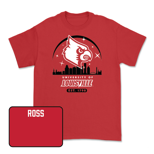 Red Track & Field Skyline Tee - Will Ross