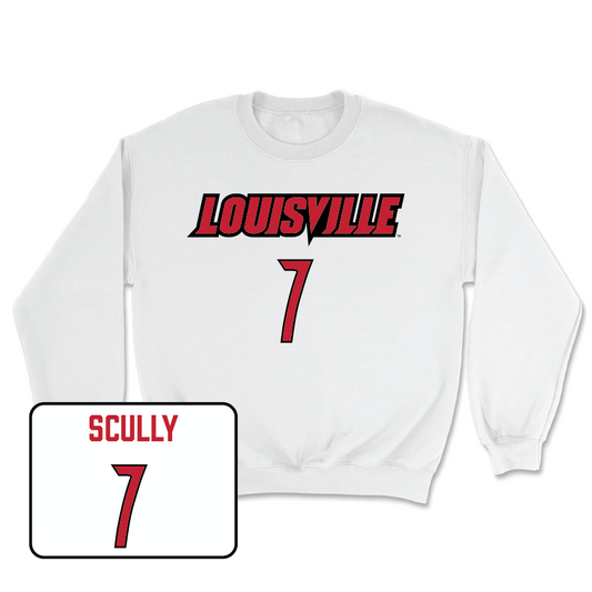 Women's Lacrosse Player White Crew - Abby Scully