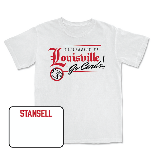 Track & Field White Headline Comfort Colors Tee - Jack Stansell