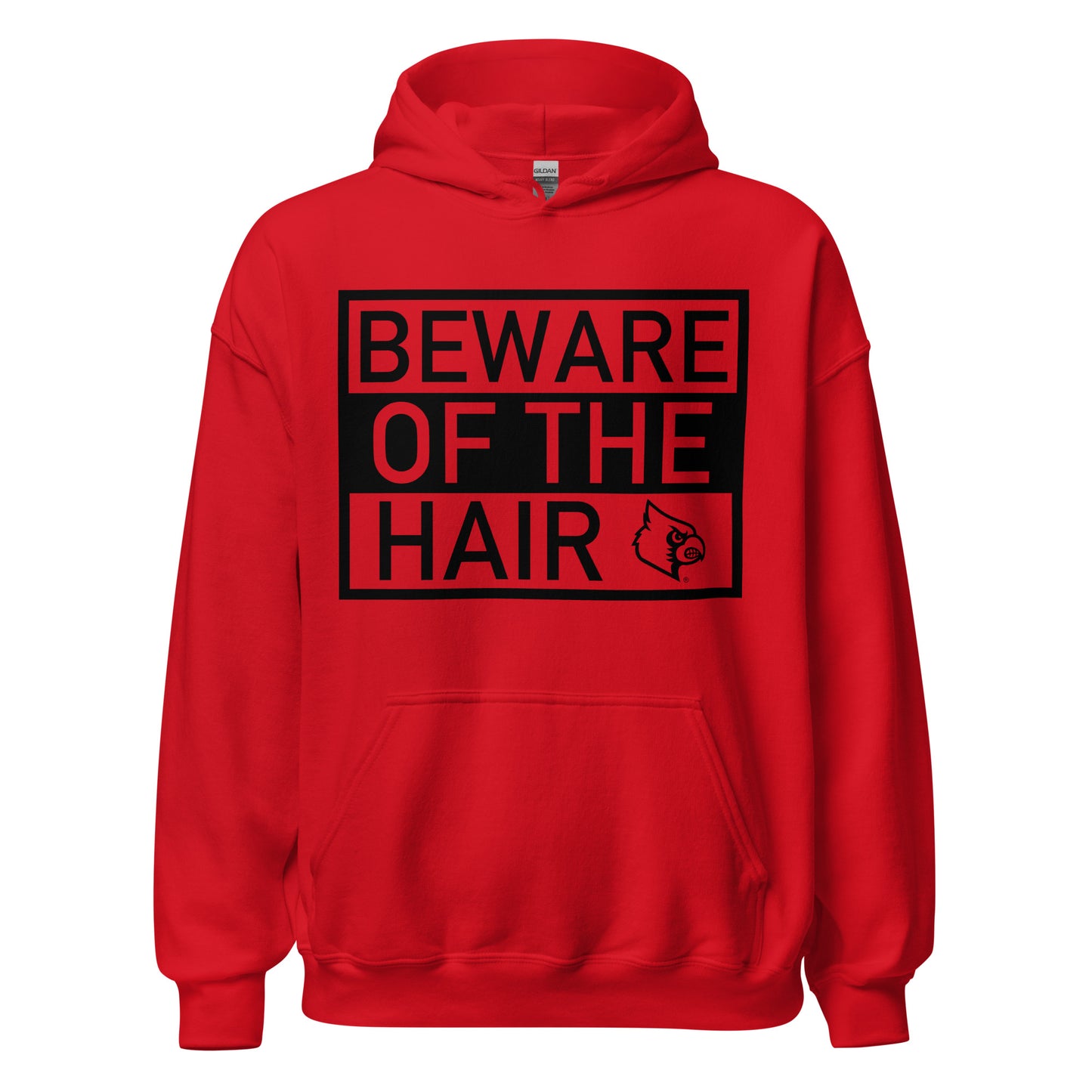 EXCLUSIVE DROP: Beware of the Hair Hoodie in Red