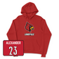 Red Softball Louie Hoodie  - Ally Alexander