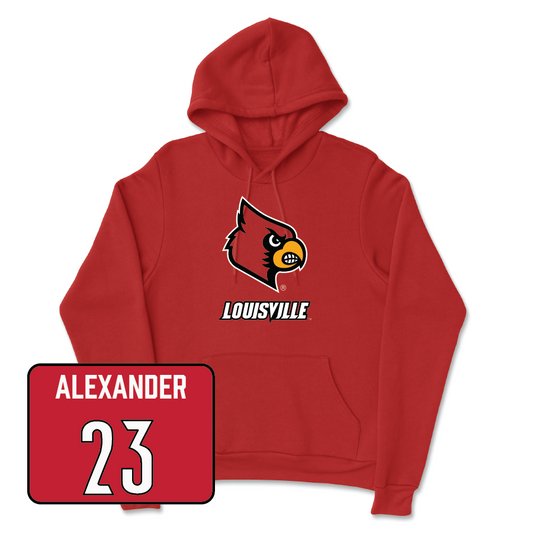 Red Softball Louie Hoodie  - Ally Alexander