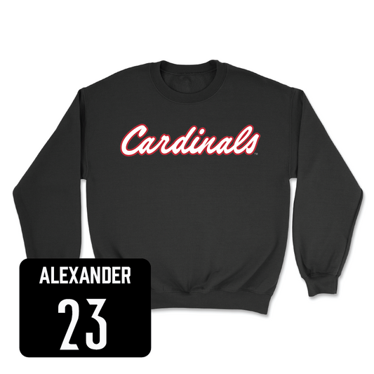 Softball Black Script Crew  - Ally Alexander