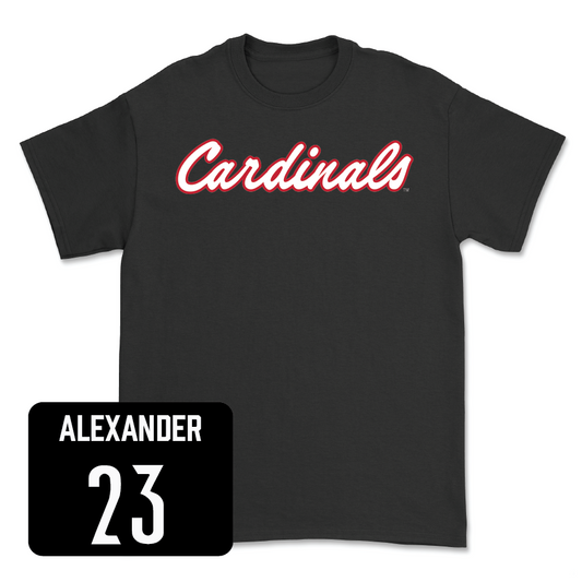 Softball Black Script Tee  - Ally Alexander