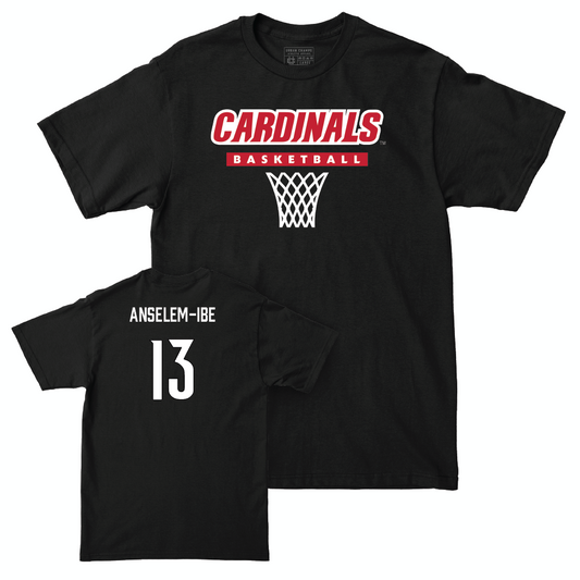 Men's Basketball Black Hardwood Tee   - Frank Anselem-Ibe