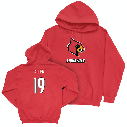 Red Football Louie Hoodie    - Drew Allen