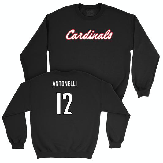 Men's Basketball Black Script Crew   - Patrick Antonelli