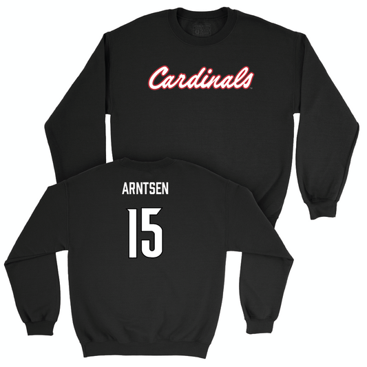 Men's Soccer Black Script Crew  - Ola Arntsen