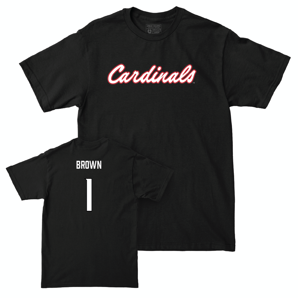 Football Black Script Tee    - Isaac Brown