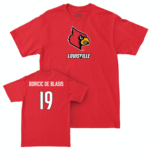 Red Men's Soccer Louie Tee  - Noah Boricic De Blasis