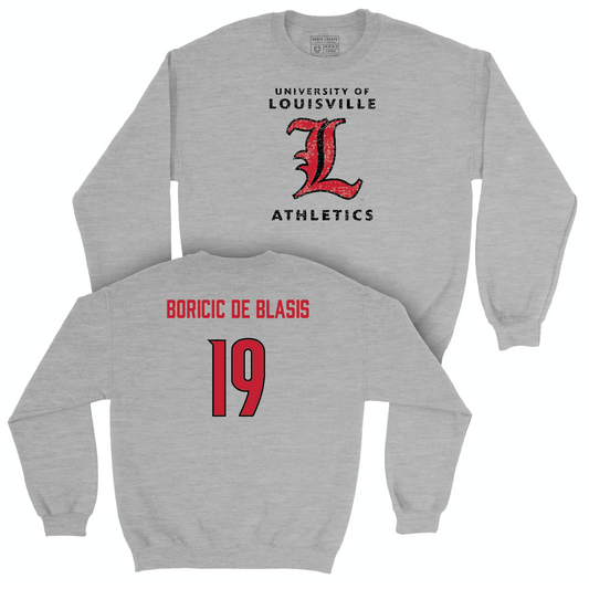 Sport Grey Men's Soccer Vintage Crew  - Noah Boricic De Blasis