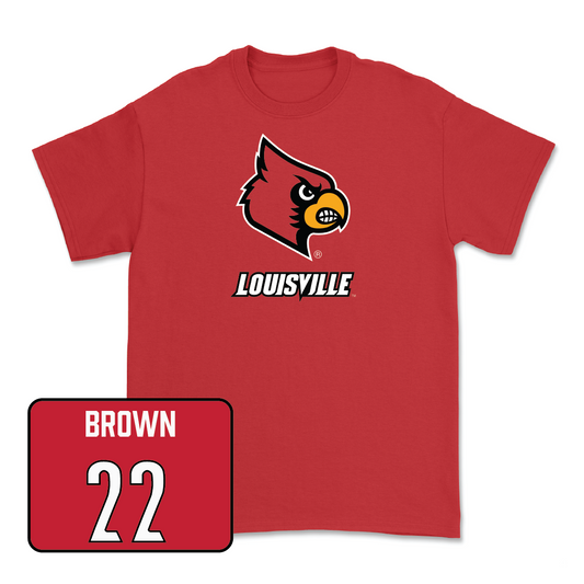 Red Football Louie Tee - Keyjuan Brown