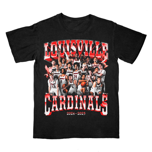 EXCLUSIVE RELEASE: Louisville Men's Basketball Team Black Tee