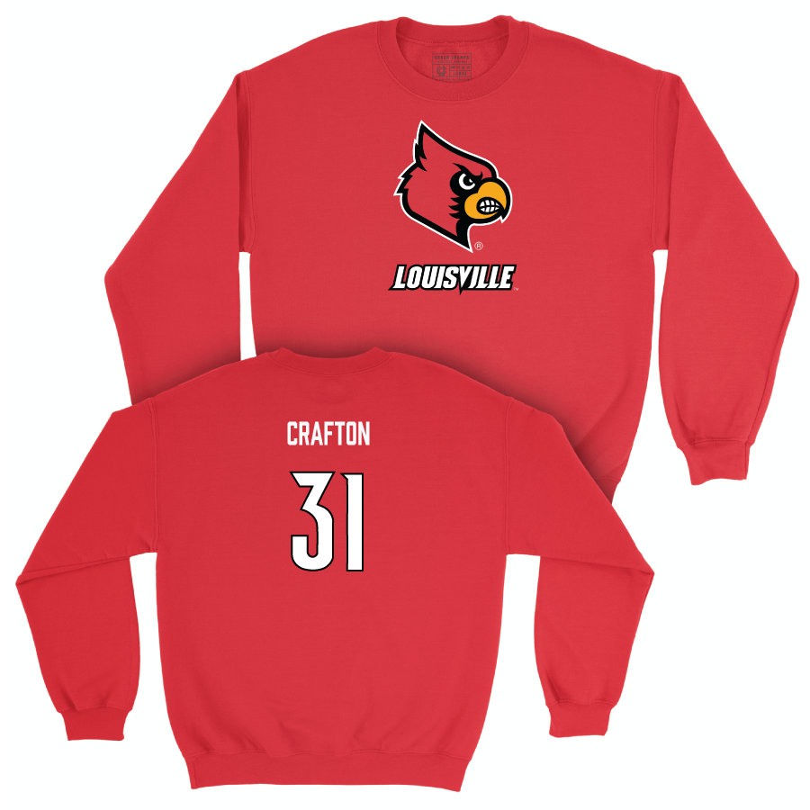 Red Baseball Louie Crew   - Cole Crafton