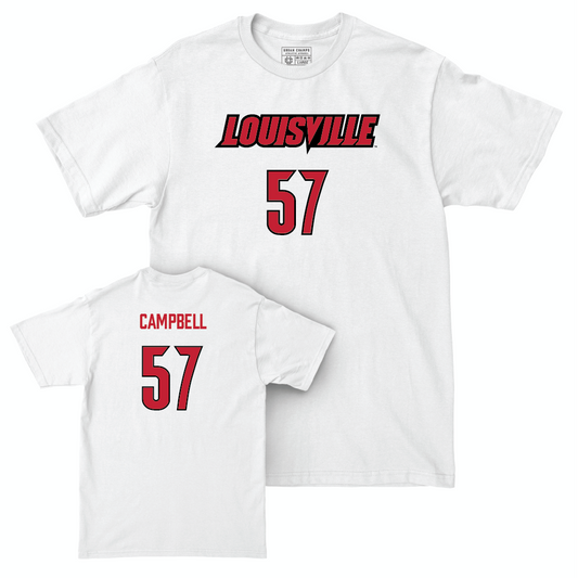 Football Player White Comfort Colors Tee    - MJ Campbell