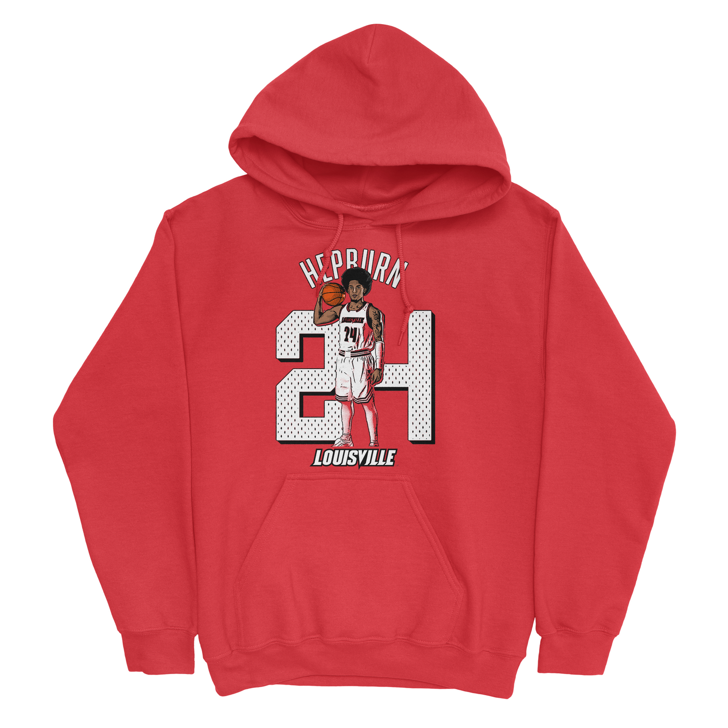 EXCLUSIVE RELEASE: Chucky Hepburn Illustrated Red Hoodie