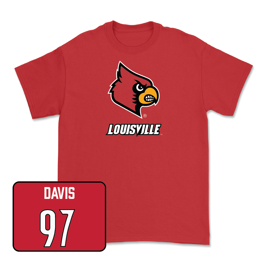 Red Football Louie Tee  - Maurice Davis