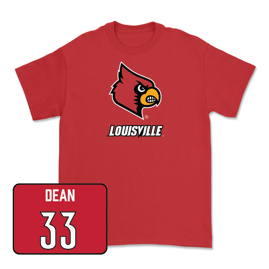 Red Baseball Louie Tee - Mitchell Dean