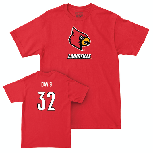 Red Football Louie Tee    - Jurriente Davis