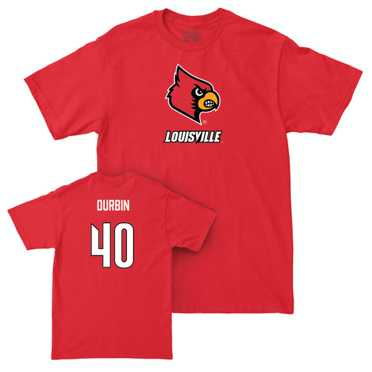 Red Football Louie Tee    - Trey Durbin