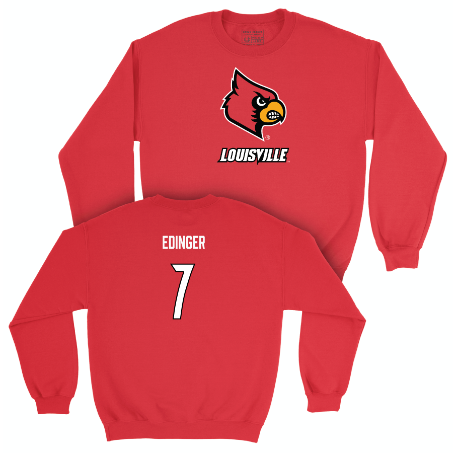 Red Baseball Louie Crew   - Ethan Edinger